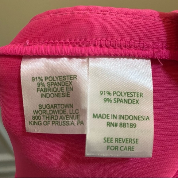 Lilly Pulitzer Raz Berry Pink Mila Sleeveless Shift Dress Size XXS - Picture 8 of 10